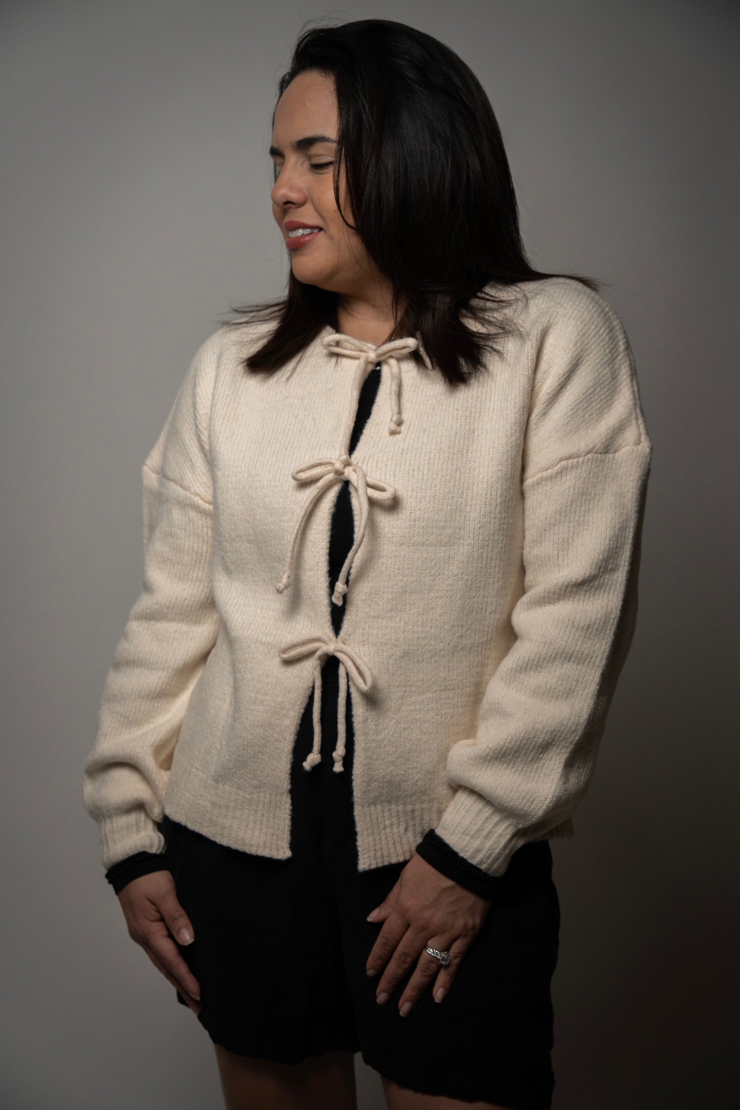 Ribbon Stylish Cardigan