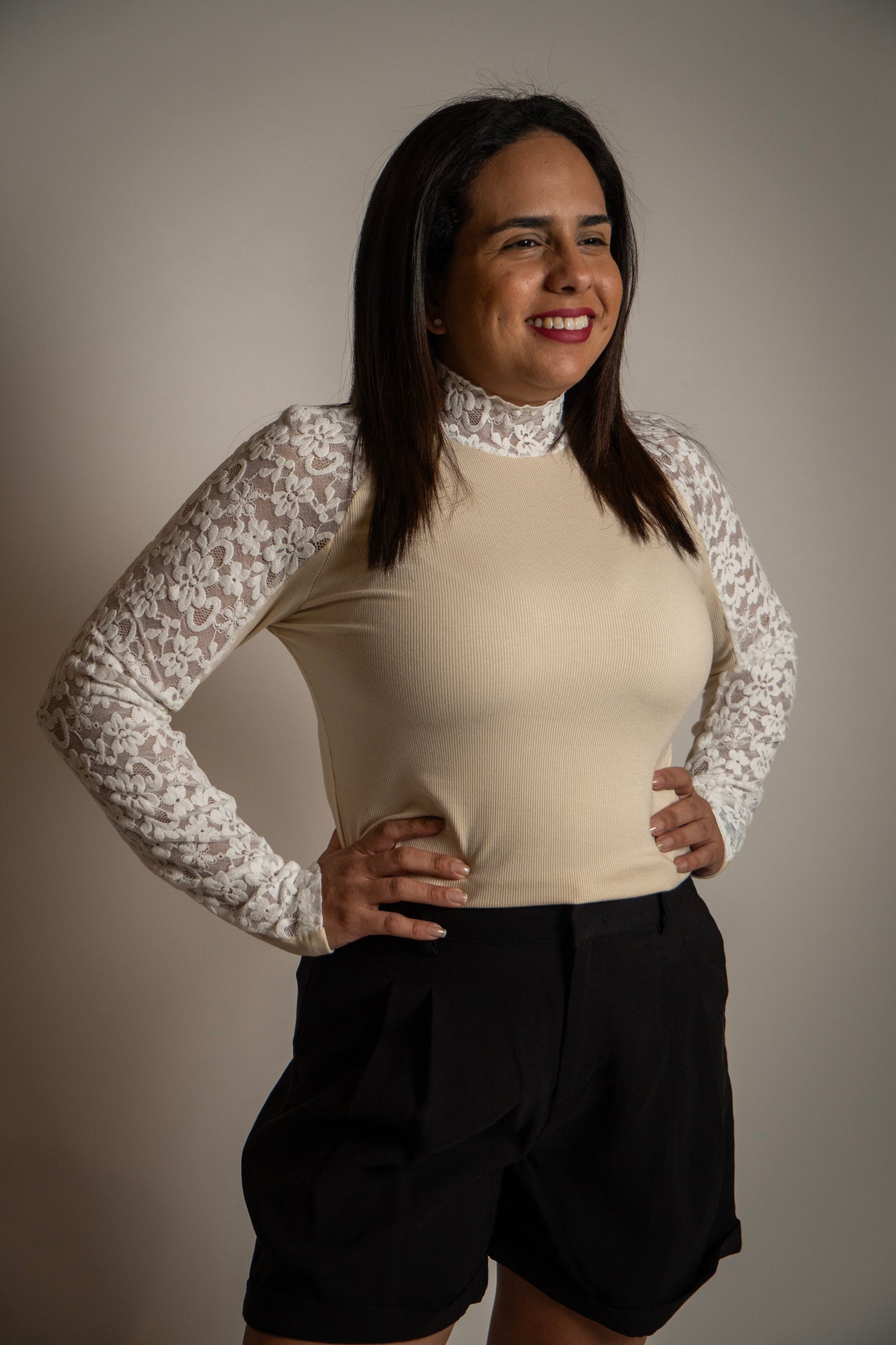 Floral Lace Long Sleeve Top