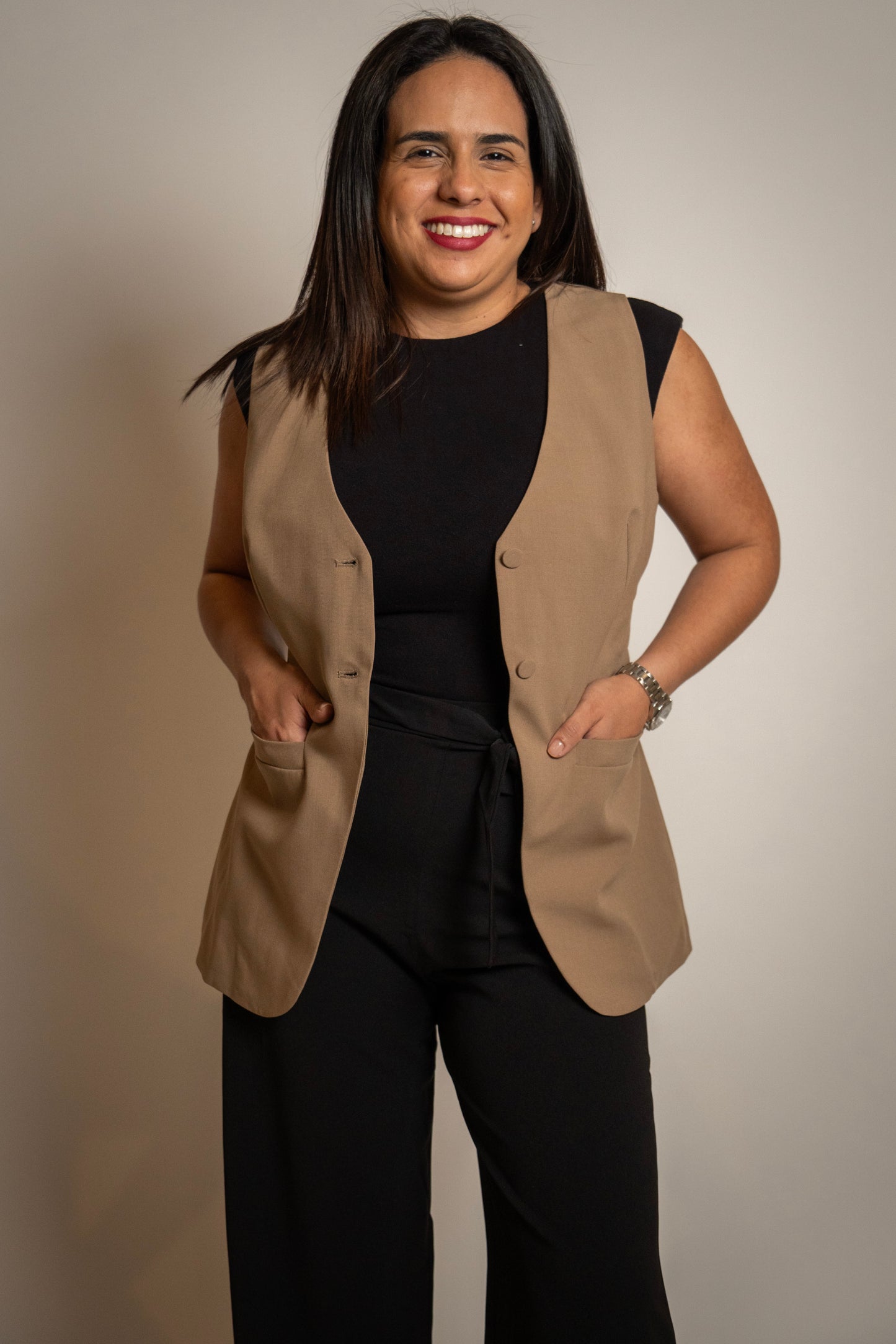 Tailored Long Vest