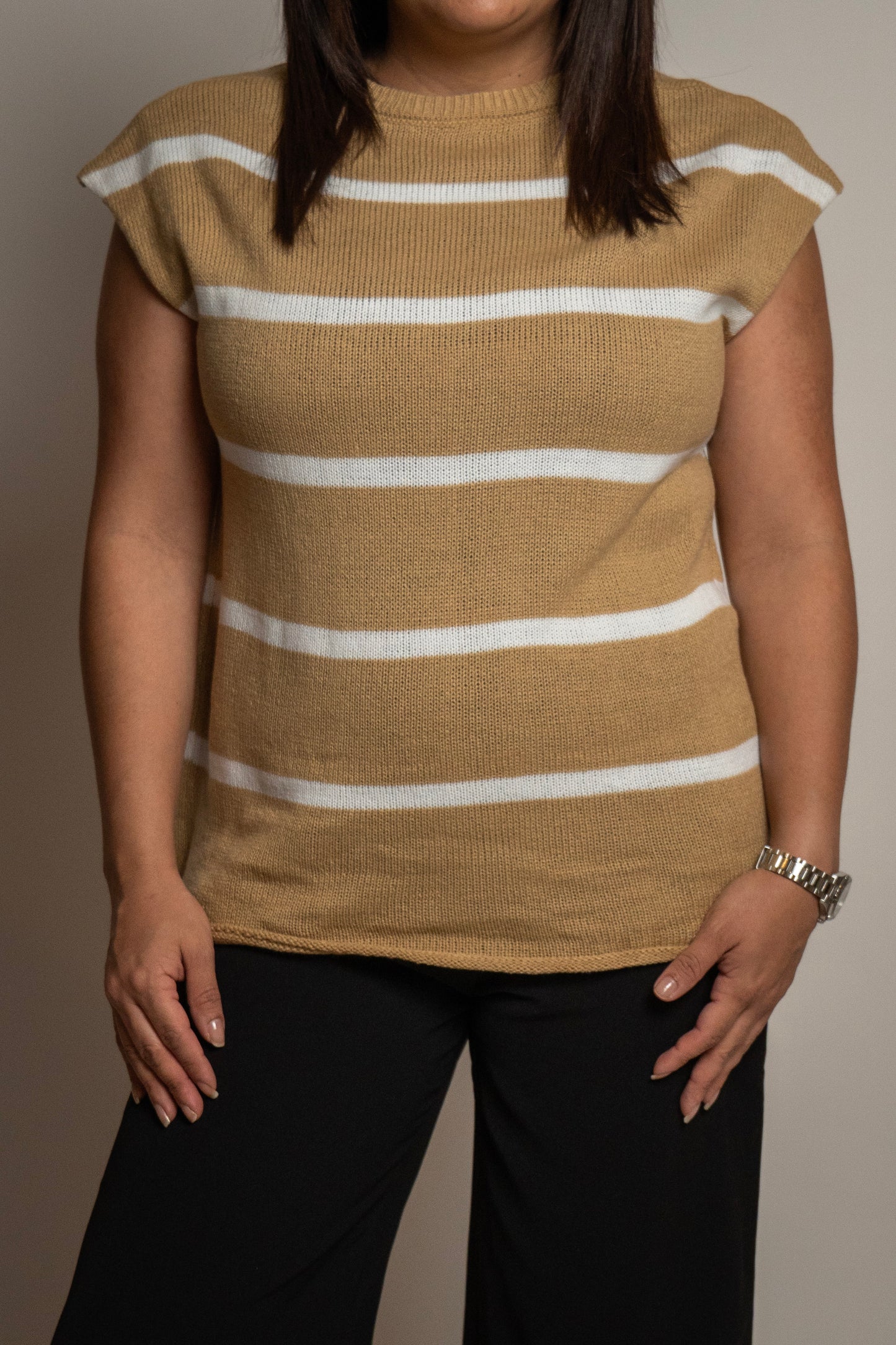 Casual Striped Sweeter