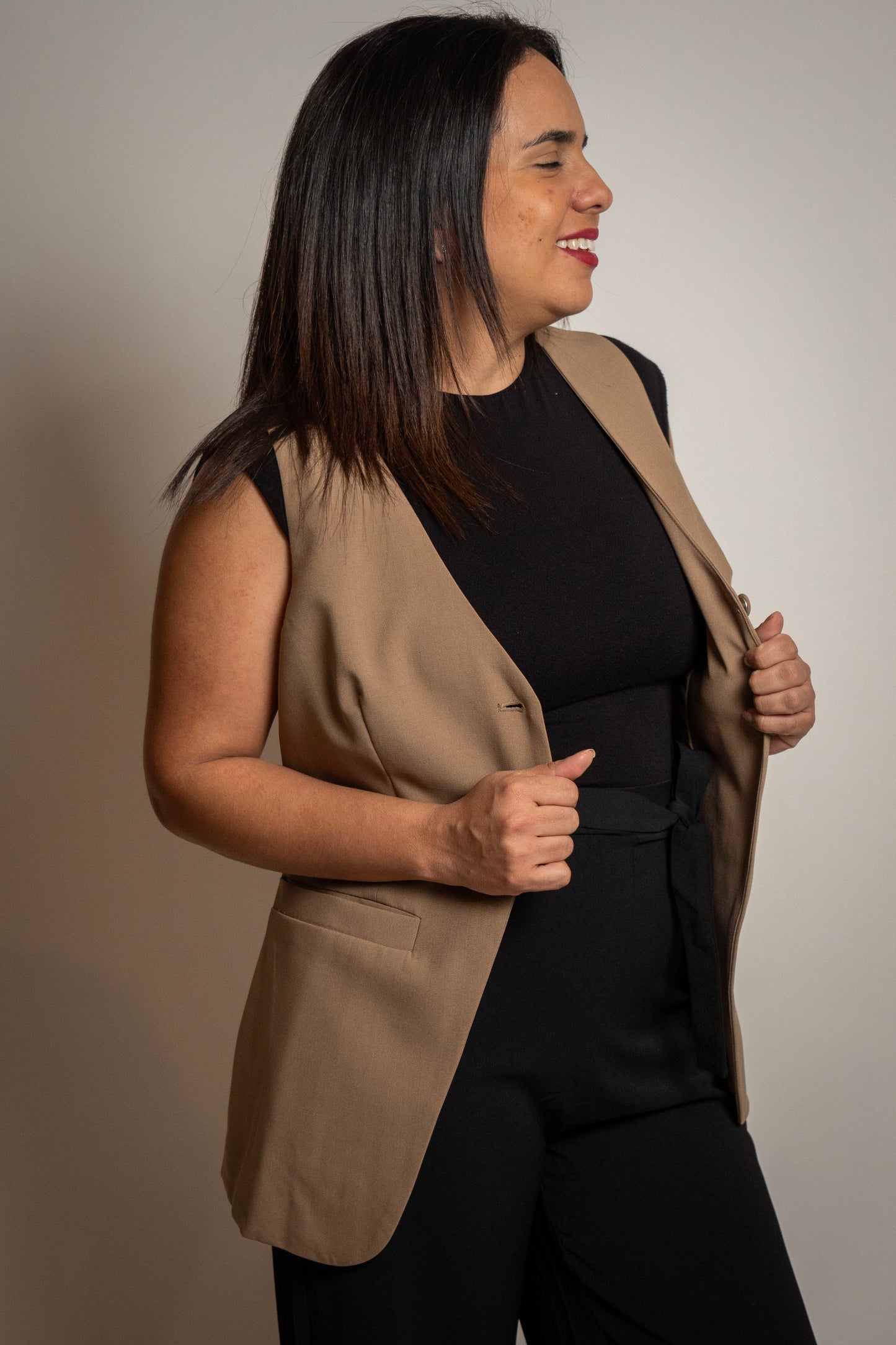 Tailored Long Vest
