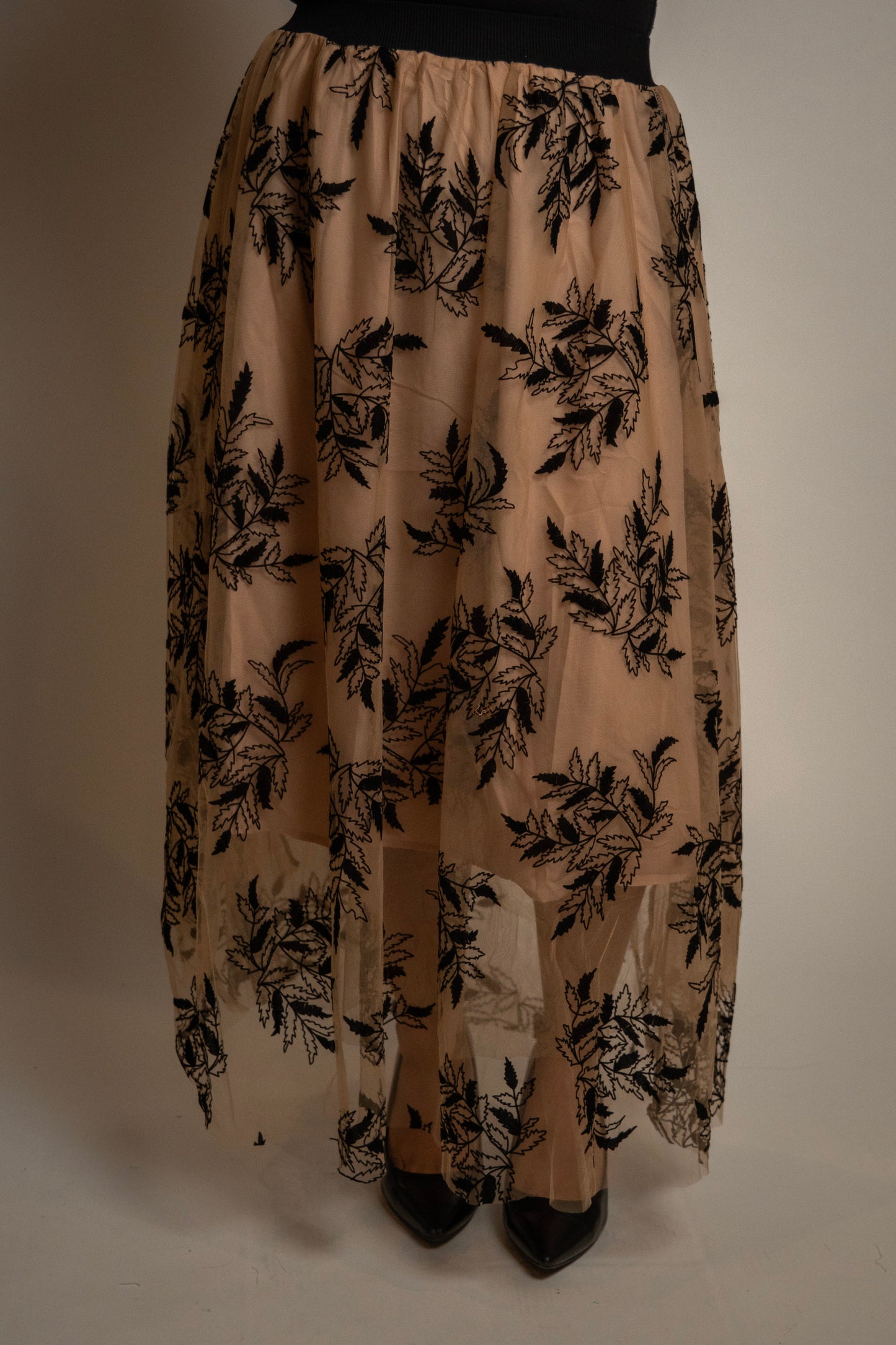 Floral High Waist Skirt