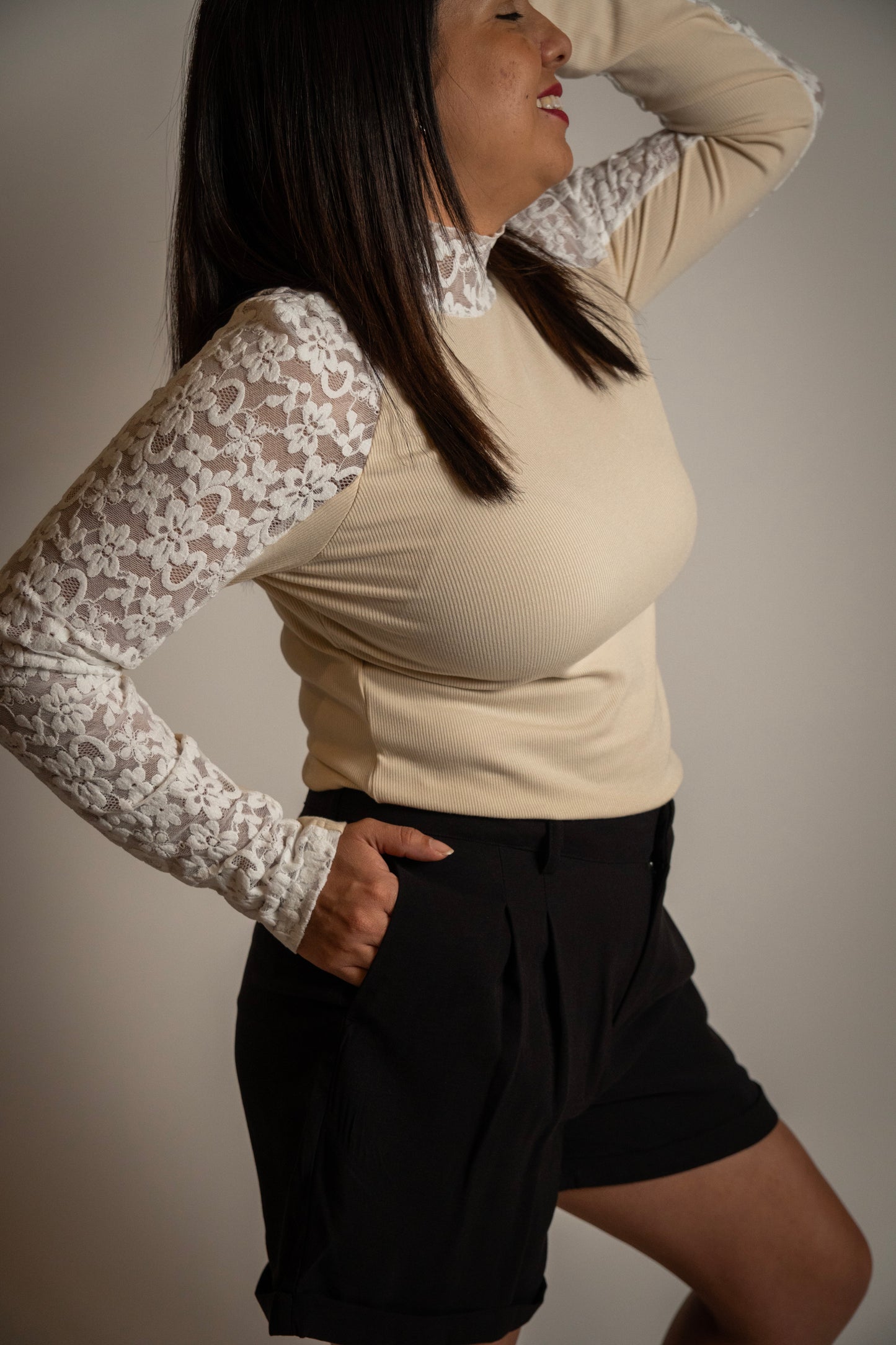 Floral Lace Long Sleeve Top
