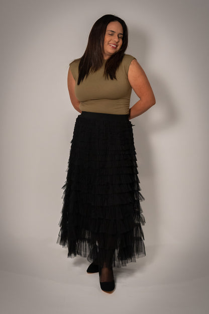 Whispering Ruffles Skirt